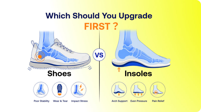 Shoes vs Insoles for Standing All Day at Work: What Should You Upgrade First?