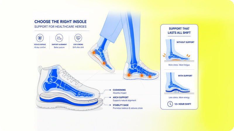Best Insoles for Healthcare Workers: What to Choose for Long Shifts on Hard Floors