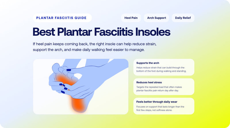 Best Plantar Fasciitis Insoles: What Actually Matters for Heel Pain Relief