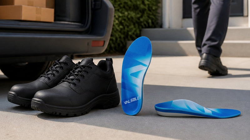 Insoles for Delivery Drivers: Walking, Standing, and Vehicle Time Support