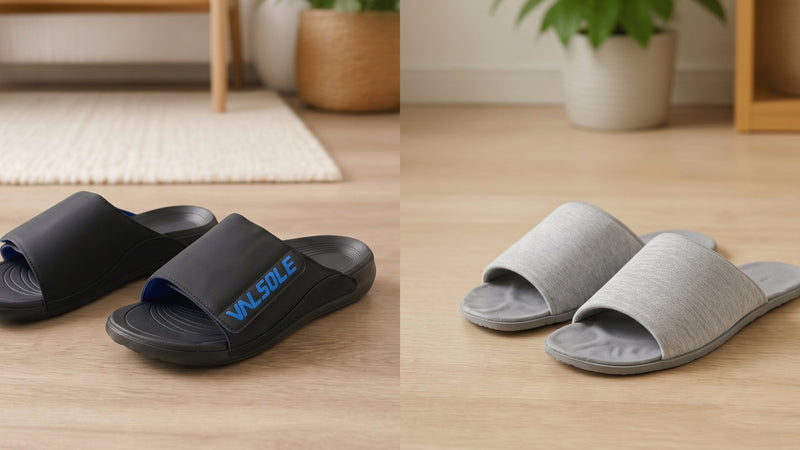 Recovery Slides vs Slippers: Which Gives Better Foot Support After Work?