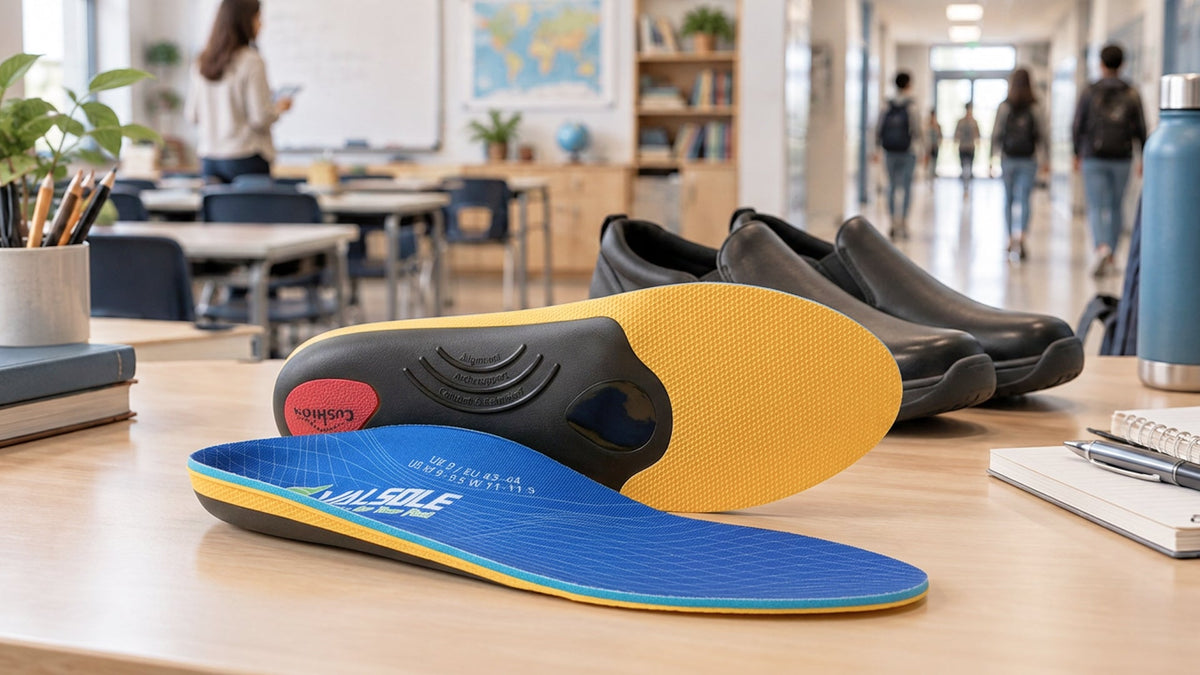 Insoles for School Support Staff: Hallway and Classroom Support