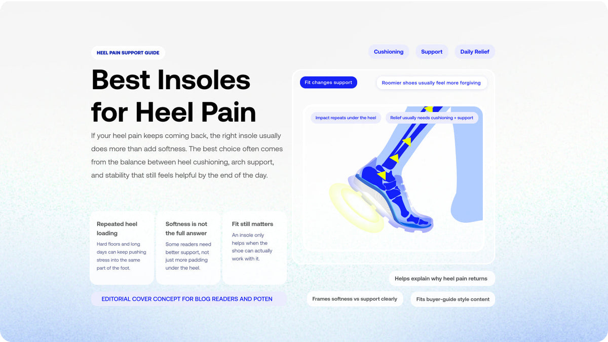 Insoles for Heel Pain: When Cushioning Helps and When Support Matters More