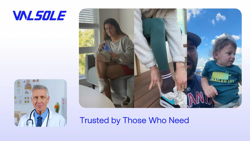 VALSOLE Advanced Foot Care Ecosystem: Heavy-Duty Support & Biomechanical Relief