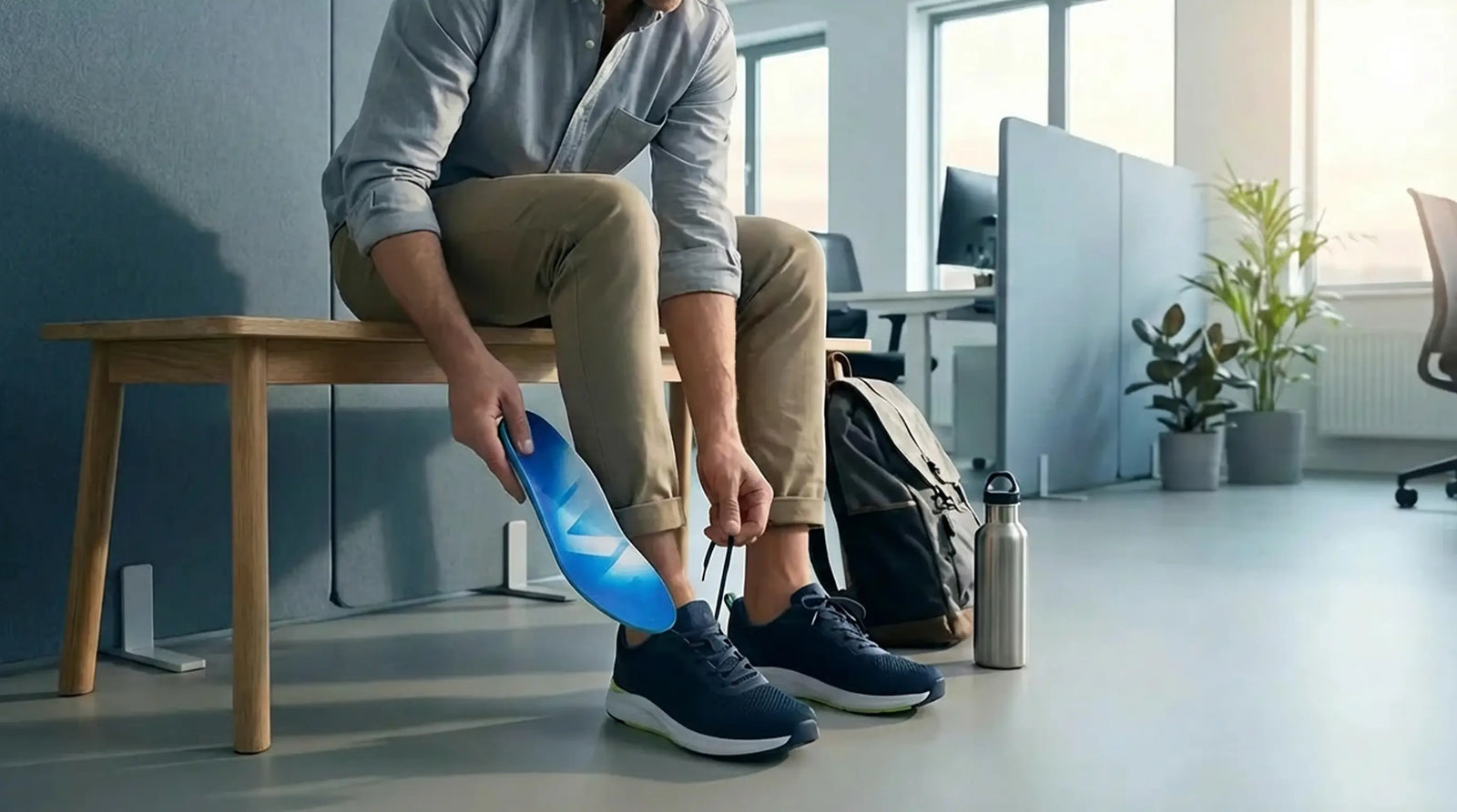 Comparison of supportive work shoe and structured arch support insole for plantar fasciitis decision-making