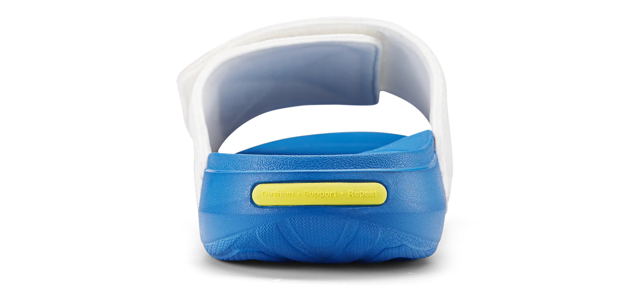 LIGHTER THAN A SHOE, MORE SUPPORTIVE THAN A FLAT SLIDE